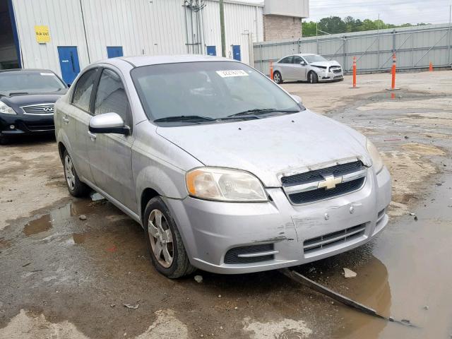 KL1TD5DE8AB070024 - 2010 CHEVROLET AVEO LS SILVER photo 1