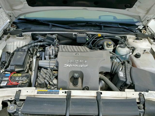 1G4CU541254107953 - 2005 BUICK PARK AVENU WHITE photo 7