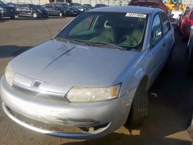 1G8AF52F74Z200452 - 2004 SATURN ION LEVEL SILVER photo 2