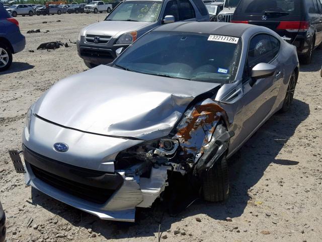 JF1ZCAC15G9601165 - 2016 SUBARU BRZ 2.0 LI SILVER photo 2