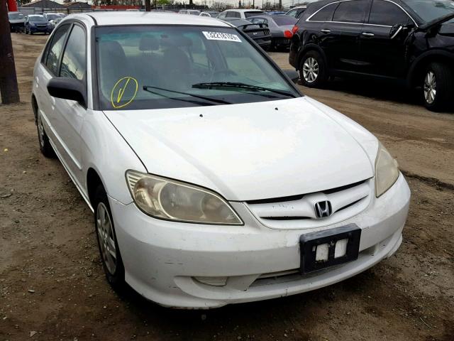 1HGEN26424L000276 - 2004 HONDA CIVIC GX WHITE photo 1