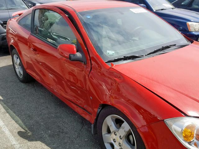 1G1AL18F087180828 - 2008 CHEVROLET COBALT LT RED photo 9