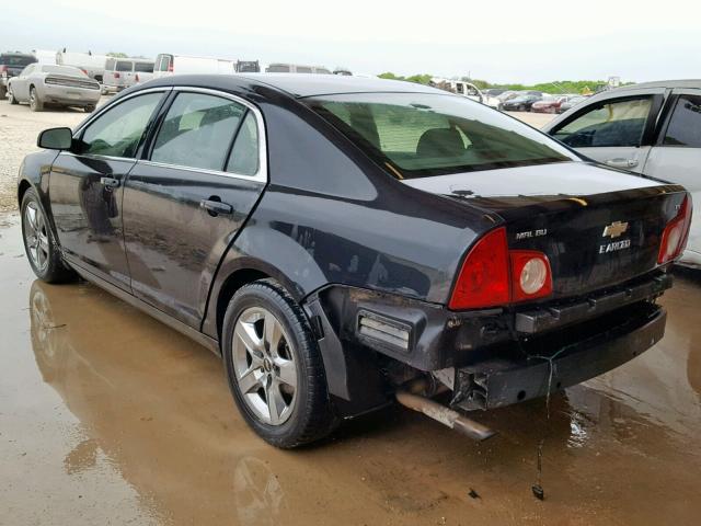 1G1ZG57B79F157423 - 2009 CHEVROLET MALIBU LS BLACK photo 3