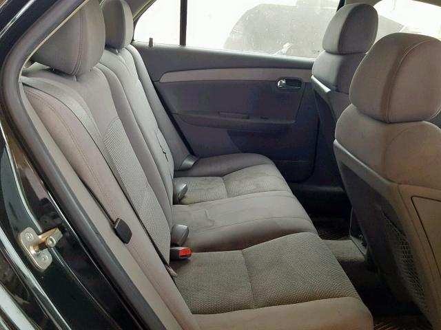 1G1ZG57B79F157423 - 2009 CHEVROLET MALIBU LS BLACK photo 6