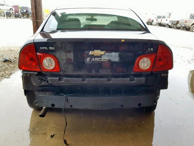 1G1ZG57B79F157423 - 2009 CHEVROLET MALIBU LS BLACK photo 9
