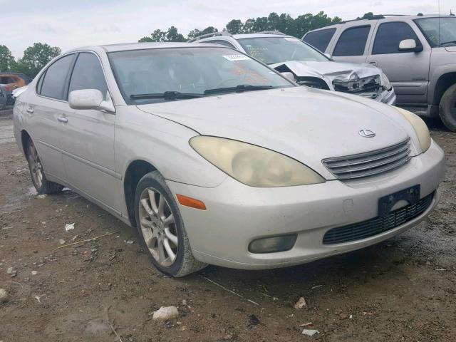 JTHBF30G630115551 - 2003 LEXUS ES 300 SILVER photo 1