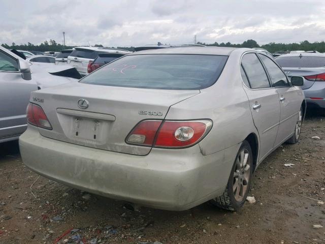 JTHBF30G630115551 - 2003 LEXUS ES 300 SILVER photo 4