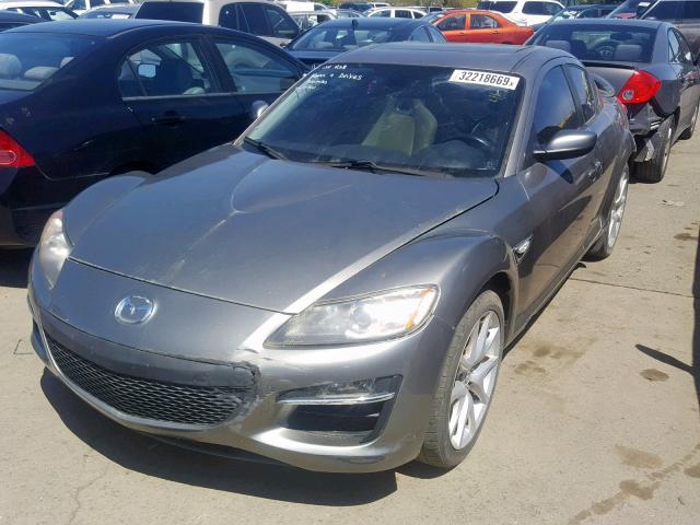 JM1FE174290402707 - 2009 MAZDA RX8 GRAY photo 2