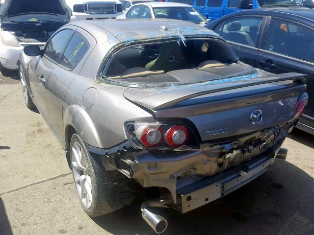 JM1FE174290402707 - 2009 MAZDA RX8 GRAY photo 3