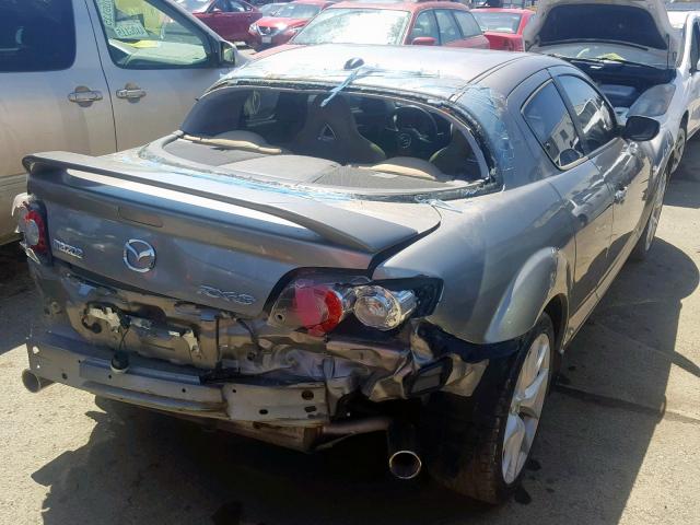 JM1FE174290402707 - 2009 MAZDA RX8 GRAY photo 4