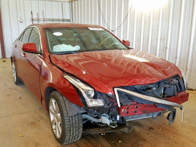 1G6AA5RA5D0121500 - 2013 CADILLAC ATS RED photo 1