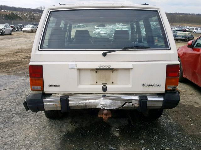 1JCML7848HT186226 - 1987 JEEP CHEROKEE L WHITE photo 9