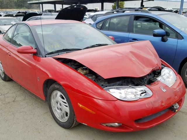 1G8ZY14721Z321025 - 2001 SATURN SC2 RED photo 1