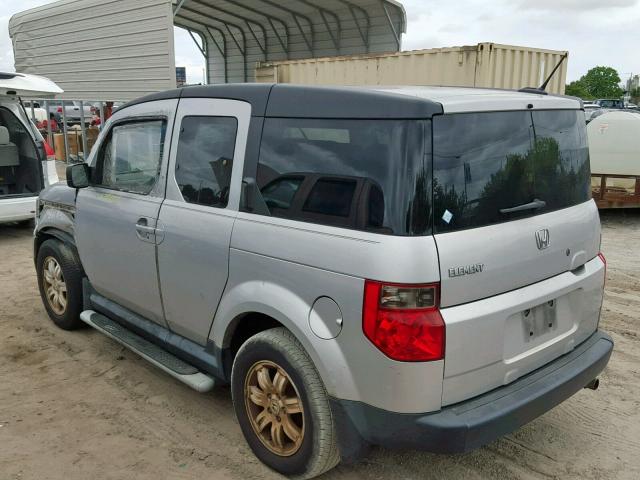 5J6YH18728L009144 - 2008 HONDA ELEMENT EX SILVER photo 3