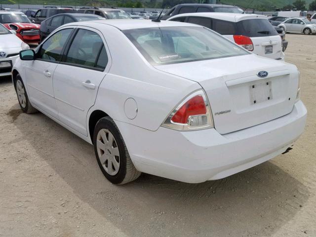 3FAHP06Z17R232949 - 2007 FORD FUSION S WHITE photo 3