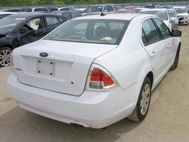 3FAHP06Z17R232949 - 2007 FORD FUSION S WHITE photo 4