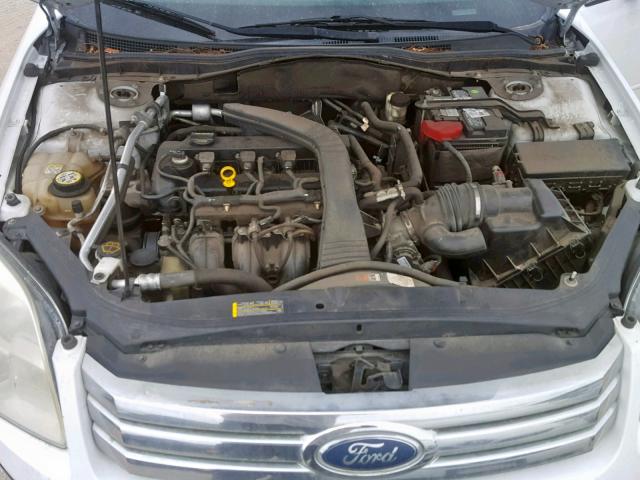 3FAHP06Z17R232949 - 2007 FORD FUSION S WHITE photo 7