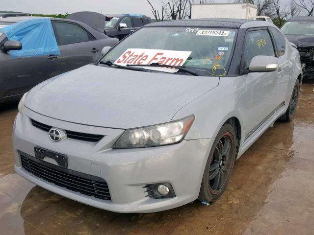 JTKJF5C70B3004200 - 2011 TOYOTA SCION TC GRAY photo 2