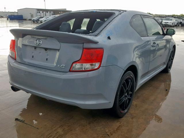 JTKJF5C70B3004200 - 2011 TOYOTA SCION TC GRAY photo 4