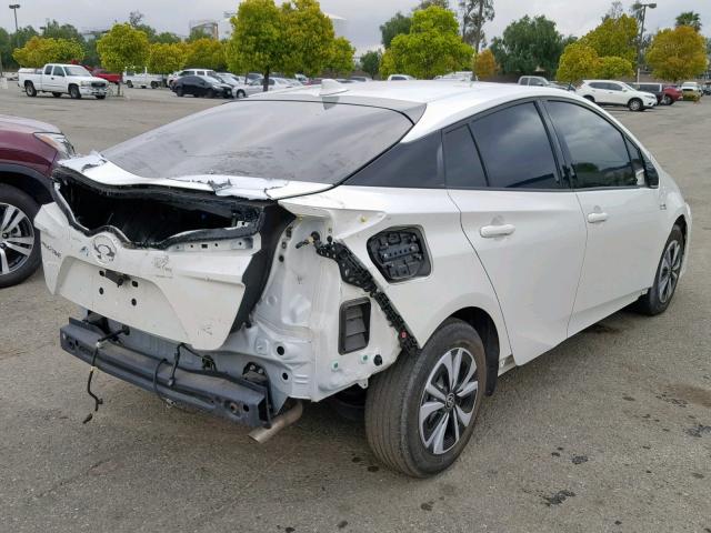 JTDKARFPXH3005330 - 2017 TOYOTA PRIUS PRIM თეთრი ფოტო 4