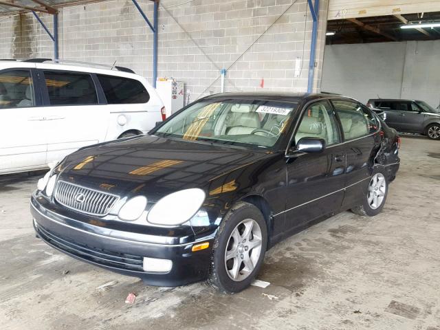 JT8BD69S310138538 - 2001 LEXUS GS 300 BLACK photo 2