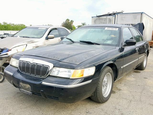 2MEFM75W2YX691581 - 2000 MERCURY GRAND MARQ BLACK photo 2