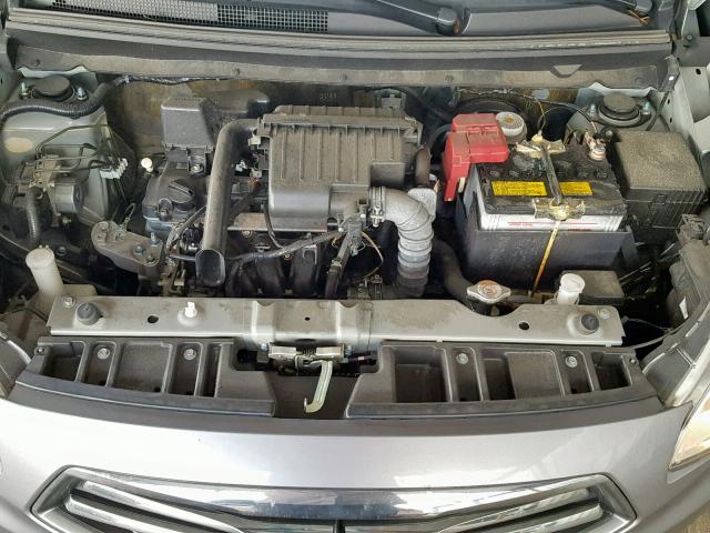 ML32F3FJ8HHF10284 - 2017 MITSUBISHI MIRAGE G4 GRAY photo 7