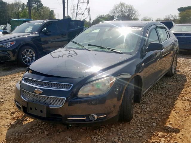 1G1ZK57768F211299 - 2008 CHEVROLET MALIBU LTZ შავი ფოტო 2