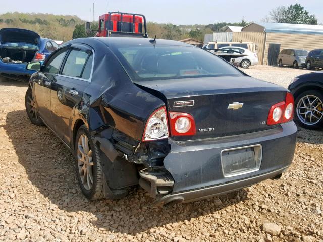 1G1ZK57768F211299 - 2008 CHEVROLET MALIBU LTZ შავი ფოტო 3