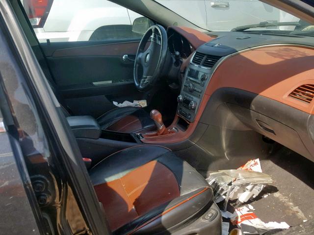 1G1ZK57768F211299 - 2008 CHEVROLET MALIBU LTZ შავი ფოტო 5
