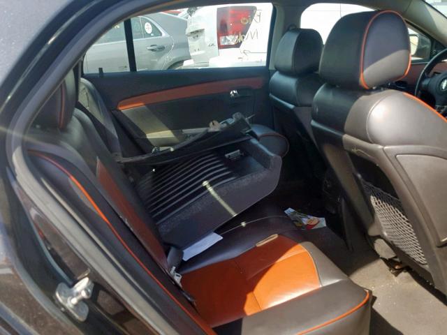 1G1ZK57768F211299 - 2008 CHEVROLET MALIBU LTZ შავი ფოტო 6