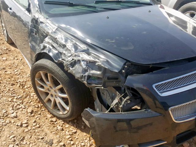 1G1ZK57768F211299 - 2008 CHEVROLET MALIBU LTZ შავი ფოტო 9