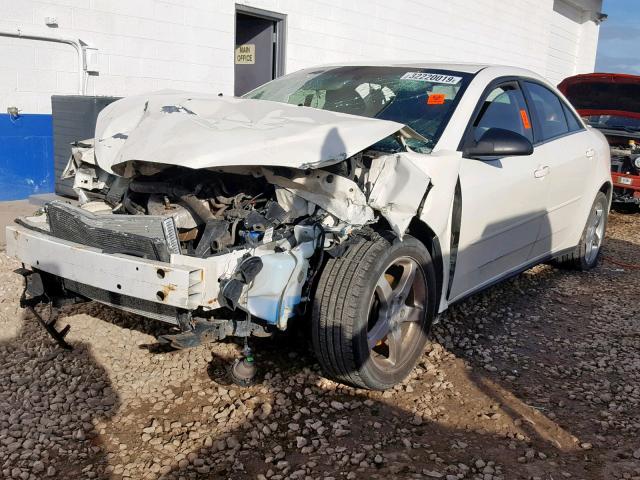 1G2ZG58N374197642 - 2007 PONTIAC G6 BASE WHITE photo 2