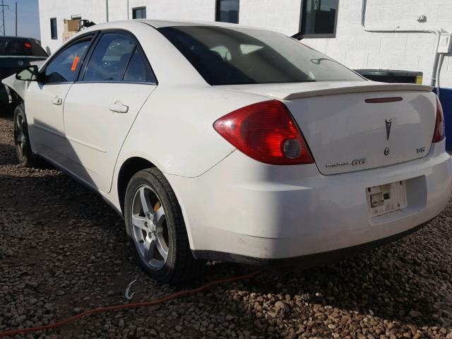 1G2ZG58N374197642 - 2007 PONTIAC G6 BASE WHITE photo 3