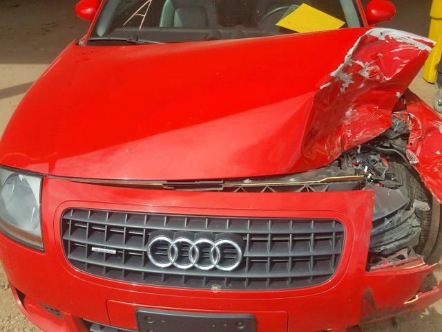 TRUWF28N341018230 - 2004 AUDI TT 3.2 QUA RED photo 7