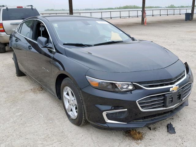 1G1ZB5ST3JF234128 - 2018 CHEVROLET MALIBU LS BLACK photo 1