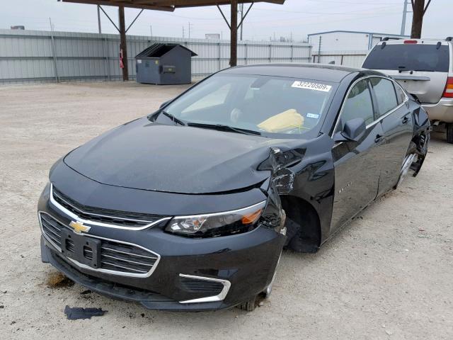 1G1ZB5ST3JF234128 - 2018 CHEVROLET MALIBU LS BLACK photo 2
