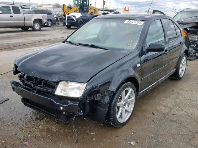 3VWSK69M23M171827 - 2003 VOLKSWAGEN JETTA GLS BLACK photo 2