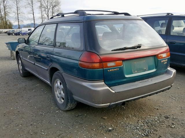 4S3BG6859V6614220 - 1997 SUBARU LEGACY OUT GREEN photo 3