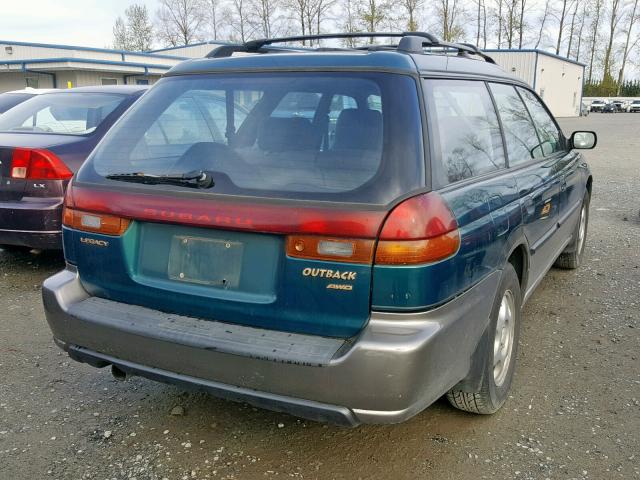 4S3BG6859V6614220 - 1997 SUBARU LEGACY OUT GREEN photo 4