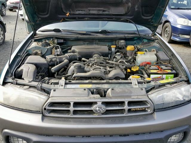 4S3BG6859V6614220 - 1997 SUBARU LEGACY OUT GREEN photo 7