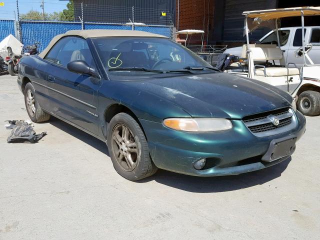 3C3EL55H2VT548640 - 1997 CHRYSLER SEBRING JX GREEN photo 1