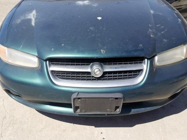 3C3EL55H2VT548640 - 1997 CHRYSLER SEBRING JX GREEN photo 7