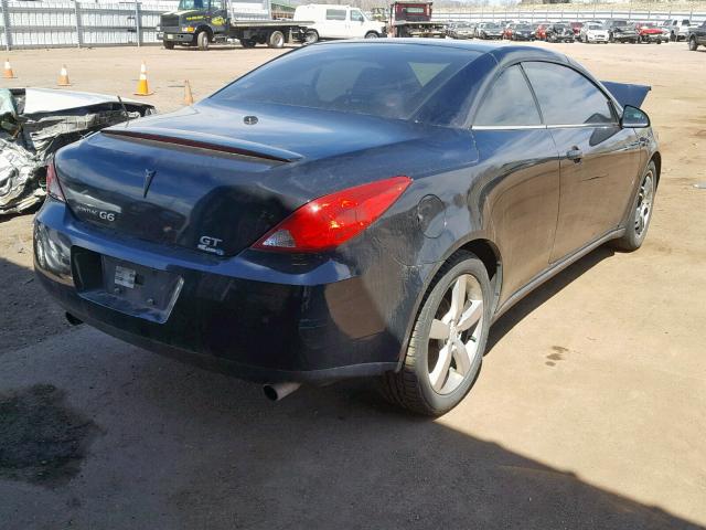 1G2ZH361074126058 - 2007 PONTIAC G6 GT BLACK photo 4