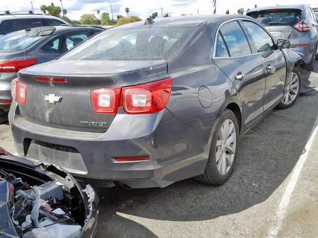 1G11H5SA2DF179203 - 2013 CHEVROLET MALIBU LTZ CHARCOAL photo 4