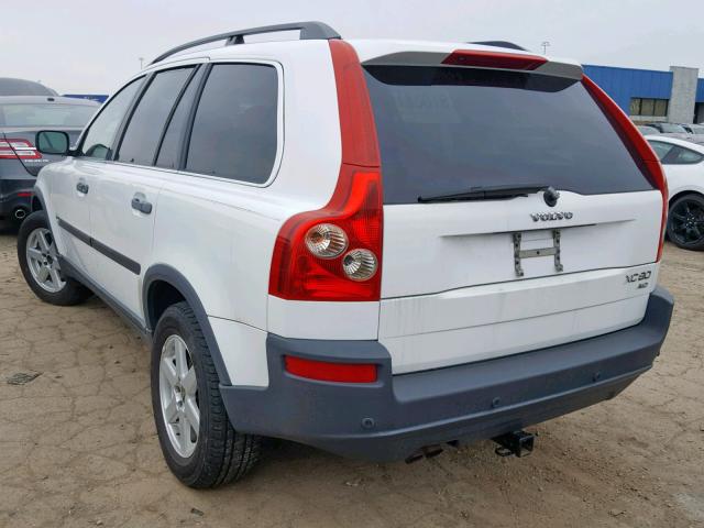 YV1CM59H441062292 - 2004 VOLVO XC90 WHITE photo 3