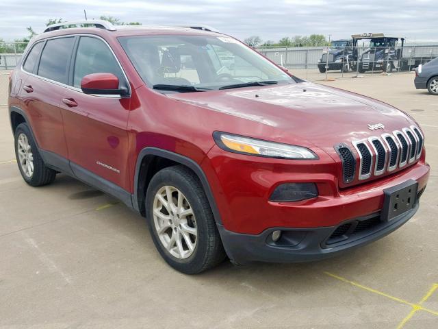 1C4PJLCB9GW177731 - 2016 JEEP CHEROKEE L MAROON photo 1