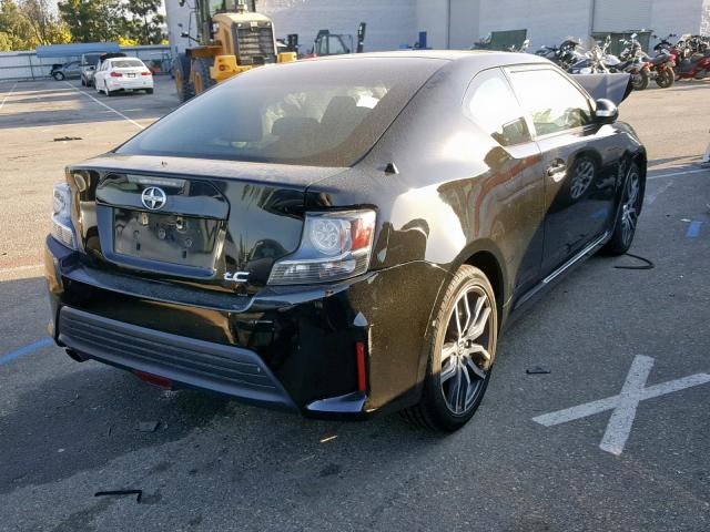 JTKJF5C7XFJ011494 - 2015 TOYOTA SCION TC BLACK photo 4