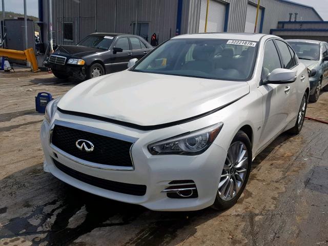 JN1EV7AP2JM352294 - 2018 INFINITI Q50 LUXE WHITE photo 2