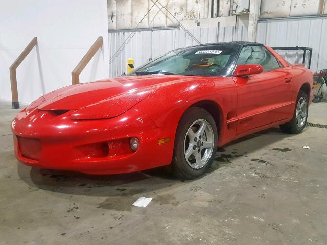 2G2FS22K7X2207917 - 1999 PONTIAC FIREBIRD RED photo 2